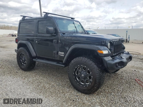 2021 Jeep Wrangler Sport with VIN 1C4GJXAN5MW677207, listed as a Copart auction lot 47241615 with Not Provided miles and Non Repairable. Bid and sale history available at DreamBid. Image 4.