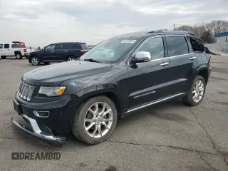 2015 Jeep Grand Cherokee Summit with VIN 1C4RJFJG2FC913658, listed as a Copart auction lot 52160035 with 138,008 mi miles and Salvage Title. Bid and sale history available at DreamBid. Image 1.