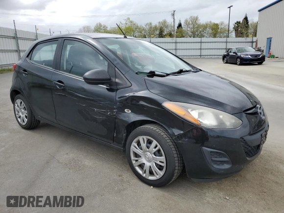 2014 Mazda 2 Sport with VIN JM1DE1KYXE0189436, listed as a Copart auction lot 51104205 with 112,329 mi miles and Salvage Title. Bid and sale history available at carsss.com. Image 4.