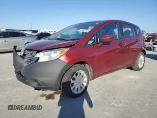 2016 Nissan Note S with VIN 3N1CE2CP8GL395368, listed as a Copart auction lot 43462735 with 63,716 mi miles and Salvage Title. Bid and sale history available at DreamBid. Image 1.