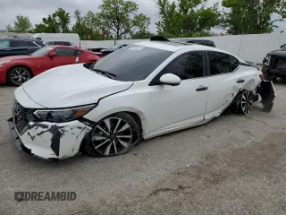 2024 Nissan Sentra SV z VIN 3N1AB8CV6RY311278, wystawiony jako Copart lot #55789685 z przebiegiem 13 029 mil mil oraz Szkoda całkowita • Salvage title. Historia ofert i sprzedaży dostępna na DreamBid. Obrazek 1.