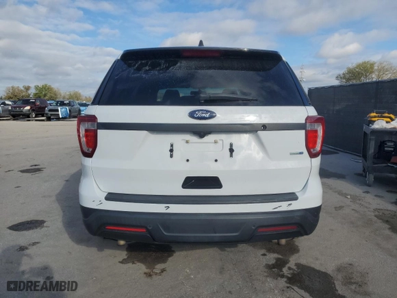 2019 Ford Police Interceptor Utility with VIN 1FM5K8AR9KGB43871, listed as a Copart auction lot 87615745 with 99,363 mi miles and Non Repairable. Bid and sale history available at carsss.com. Image 6.