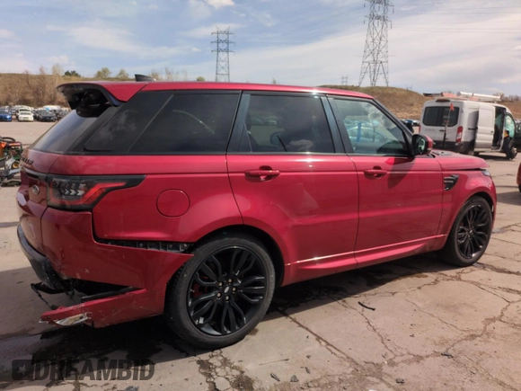 2019 Land Rover Range Rover Sport Dynamic with VIN SALWR2RE9KA847731, listed as a Copart auction lot 51964515 with 46,434 mi miles and Salvage title. Bid and sale history available at DreamBid. Image 3.