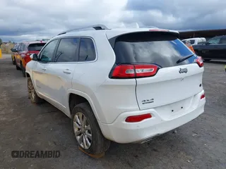 2017 Jeep Cherokee Overland z VIN 1C4PJMJS9HW631941, wystawiony jako IAAI lot #41605184 z przebiegiem 19 162 mil mil oraz . Historia ofert i sprzedaży dostępna na DreamBid. Obrazek 3.