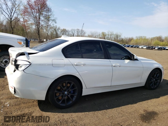2016 BMW 3 Series 320i xDrive with VIN WBA8E5G51GNT40626, listed as a Copart auction lot 53555795 with 95,446 mi miles and Salvage Title. Bid and sale history available at carsss.com. Image 3.