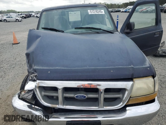 1999 Ford Ranger XLT z VIN 1FTZR15X8XTA15296, wystawiony jako Copart lot #51318245 z przebiegiem 167 307 mil mil oraz Szkoda całkowita • Salvage title. Historia ofert i sprzedaży dostępna na DreamBid. Obrazek 13.