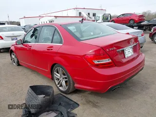 2013 Mercedes-Benz C 300 Sport with VIN WDDGF8AB3DR293279, listed as a IAAI auction lot 41937006 with 108,781 mi miles and . Bid and sale history available at carsss.com. Image 3.