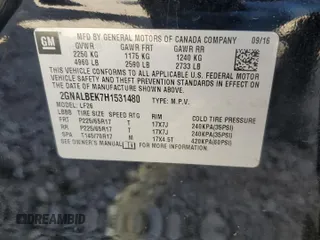 2017 Chevrolet Equinox LS with VIN 2GNALBEK7H1531480, listed as a Copart auction lot 49491395 with 0 mi miles and Salvage Title. Bid and sale history available at carsss.com. Image 14.