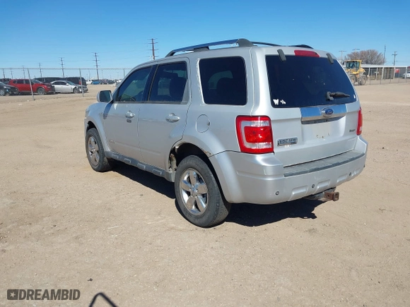 2008 Ford Escape Limited with VIN 1FMCU04168KC00395, listed as a IAAI auction lot 41695486 with 240,242 mi miles. Bid and sale history available at carsss.com. Image 3.