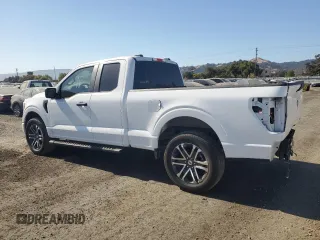 2022 Ford F-150 XL with VIN 1FTEX1EP3NKF25594, listed as a Copart auction lot 72258814 with 61,186 mi miles and Salvage title. Bid and sale history available at DreamBid. Image 2.