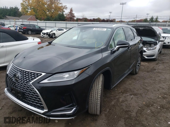2021 Lexus RX with VIN 2T2HZMDA6MC282381, listed as a Copart auction lot 64838982 with 11,317 mi miles. Bid and sale history available at carsss.com. Image 2.