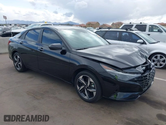 2023 Hyundai Elantra SEL with VIN KMHLS4AGXPU624963, listed as a IAAI auction lot 41947452 with 22,044 mi miles and . Bid and sale history available at DreamBid. Image 1.