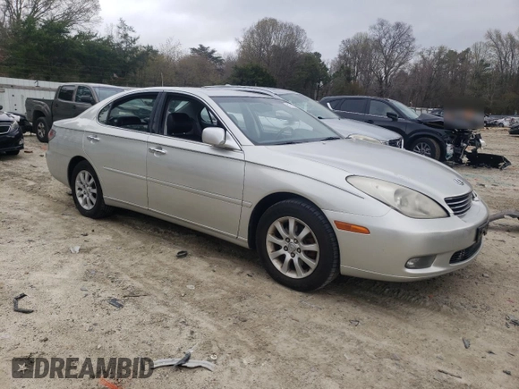 2002 Lexus ES 300 with VIN JTHBF30GX20080060, listed as a Copart auction lot 51731905 with 207,037 mi miles and Salvage Title. Bid and sale history available at DreamBid. Image 4.