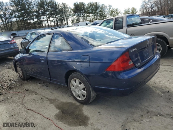 2001 Honda Civic EX with VIN 1HGEM22901L076904, listed as a Copart auction lot 86822364 with 119,978 mi miles and Clean Title. Bid and sale history available at carsss.com. Image 2.