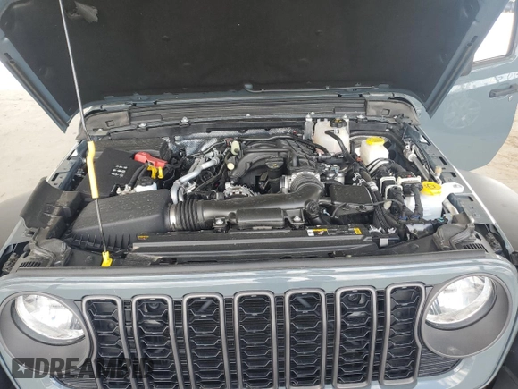 2024 Jeep Wrangler Sport S with VIN 1C4PJXDG3RW341205, listed as a Copart auction lot 48971235 with 4,298 mi miles and Salvage title. Bid and sale history available at DreamBid. Image 11.