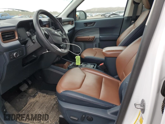 2022 Ford Maverick XL with VIN 3FTTW8E38NRA72553, listed as a Copart auction lot 46357695 with 29,937 mi miles and Salvage Title. Bid and sale history available at DreamBid. Image 7.
