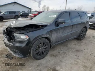 2017 Dodge Durango R/T with VIN 1C4SDJCT8HC691362, listed as a Copart auction lot 45595845 with 97,174 mi miles and Salvage title. Bid and sale history available at DreamBid. Image 1.