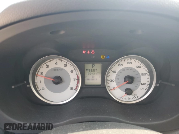 2014 Subaru Impreza Special Sports Premium with VIN JF1GPAL60E8221595, listed as a Copart auction lot 60916135 with 190,421 mi miles and Salvage title. Bid and sale history available at DreamBid. Image 9.