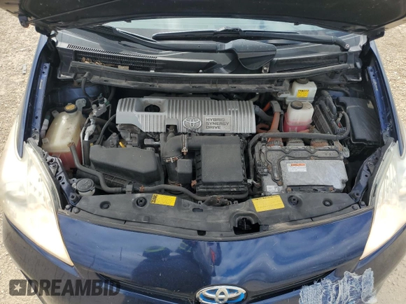 2012 Toyota Prius One with VIN JTDKN3DU0C1564349, listed as a Copart auction lot 54933595 with 241,516 mi miles and Non Repairable. Bid and sale history available at DreamBid. Image 11.