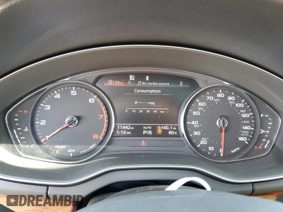 2022 Audi Q5 Premium with VIN WA1ABAFY1N2124432, listed as a Copart auction lot 46852544 with 11,442 mi miles and Salvage title. Bid and sale history available at DreamBid. Image 9.