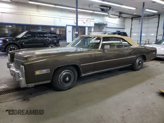 1976 Cadillac Eldorado z VIN 6L67S6Q235270, wystawiony jako Copart lot #80518554 z przebiegiem 4 944 mil mil oraz Szkoda całkowita • Salvage title. Historia ofert i sprzedaży dostępna na DreamBid. Obrazek 1.