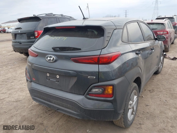 2020 Hyundai Kona SE with VIN KM8K1CAA5LU417461, listed as a IAAI auction lot 41724574 with 63,794 mi miles. Bid and sale history available at carsss.com. Image 4.
