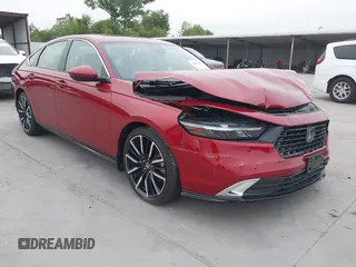 2023 Honda Accord Touring with VIN 1HGCY2F87PA038586, listed as a IAAI auction lot 42401843 with 28,837 mi miles and . Bid and sale history available at DreamBid. Image 1.