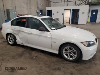 2008 BMW 3 Series 328i with VIN WBAVC53508FZ82734, listed as a Copart auction lot 54942045 with 187,762 mi miles and Salvage Title. Bid and sale history available at carsss.com. Image 4.