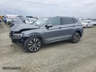 2018 Volkswagen Tiguan SEL Premium with VIN 3VV5B7AX4JM159172, listed as a Copart auction lot 48874595 with 26,215 mi miles and Salvage Title. Bid and sale history available at carsss.com. Image 1.