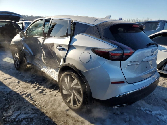 2023 Nissan Murano SL with VIN 5N1AZ2CS5PC126359, listed as a Copart auction lot 89097955 with 19,219 mi miles and Salvage Title. Bid and sale history available at carsss.com. Image 2.