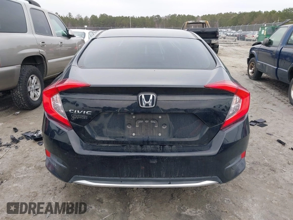 2020 Honda Civic Sedan LX with VIN 19XFC2F60LE015313, listed as a IAAI auction lot 41461207 with 58,276 mi miles. Bid and sale history available at carsss.com. Image 16.
