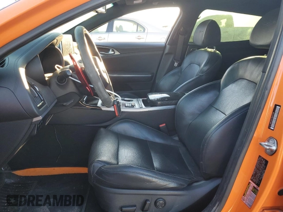 2019 Kia Stinger GT with VIN KNAE35LC9K6071100, listed as a Copart auction lot 44145015 with 76,659 mi miles and Salvage Title. Bid and sale history available at DreamBid. Image 7.