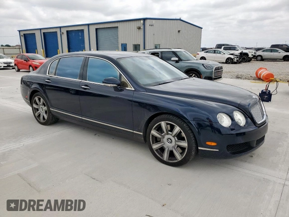 2006 Bentley Flying Spur with VIN SCBBR53W26C034950, listed as a Copart auction lot 58192825 with 45,060 mi miles and Salvage title. Bid and sale history available at DreamBid. Image 4.