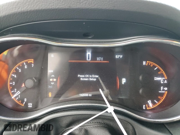 2014 Dodge Durango SXT z VIN 1C4RDJAG8EC596784, wystawiony jako Copart lot #57682215 z przebiegiem 142 008 mil mil oraz Szkoda całkowita • Salvage title. Historia ofert i sprzedaży dostępna na DreamBid. Obrazek 9.