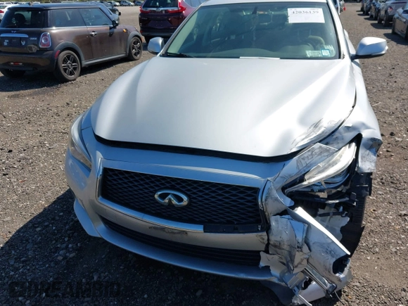 2015 Infiniti Q50 with VIN JN1BV7AR3FM416371, listed as a IAAI auction lot 42036139 with 76,239 mi miles and . Bid and sale history available at DreamBid. Image 12.