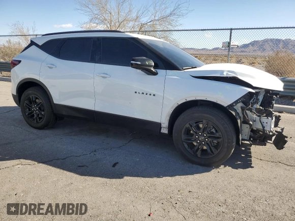 2021 Chevrolet Blazer LT with VIN 3GNKBDR41MS510296, listed as a Copart auction lot 43761245 with 47,009 mi miles and Salvage title. Bid and sale history available at DreamBid. Image 4.
