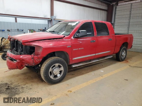 2006 Dodge 1500 SLT with VIN 3D7KS19D46G143798, listed as a Copart auction lot 47534715 with Not Provided miles and Salvage Title. Bid and sale history available at carsss.com. Image 1.