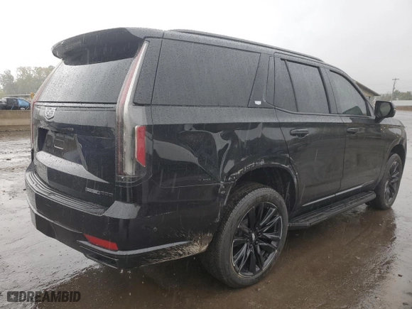 2021 Cadillac Escalade Sport with VIN 1GYS4EKL1MR346183, listed as a Copart auction lot 72562954 with 47,339 mi miles and Salvage Title. Bid and sale history available at carsss.com. Image 3.