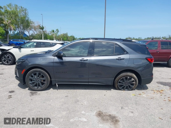 2023 Chevrolet Equinox RS with VIN 3GNAXMEGXPS162984, listed as a IAAI auction lot 42376766 with 46,402 mi miles and . Bid and sale history available at DreamBid. Image 15.