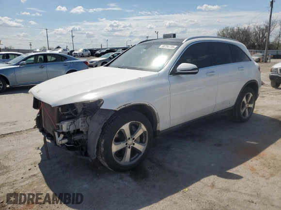 2016 Mercedes-Benz GLC with VIN WDC0G4JBXGF091685, listed as a Copart auction lot 50796735 with 85,687 mi miles and Salvage Title. Bid and sale history available at carsss.com. Image 1.