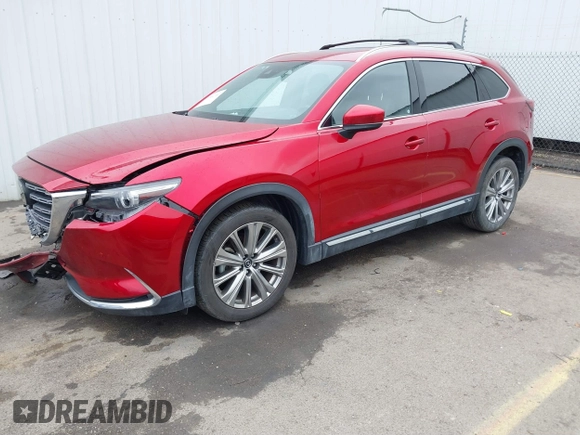2021 Mazda CX-9 Signature with VIN JM3TCBEY0M0533350, listed as a IAAI auction lot 41804240 with 32,229 mi miles. Bid and sale history available at carsss.com. Image 2.