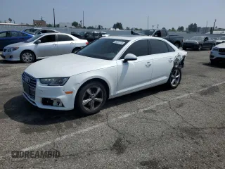 2019 Audi A4 Premium with VIN WAUGMAF47KA014300, listed as a Copart auction lot 59237175 with 77,786 mi miles and Salvage title. Bid and sale history available at DreamBid. Image 1.