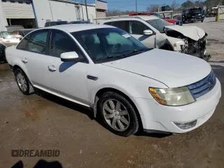 2008 Ford Taurus SEL with VIN 1FAHP24W48G156835, listed as a Copart auction lot 47218695 with 206,047 mi miles and Salvage Title. Bid and sale history available at carsss.com. Image 4.