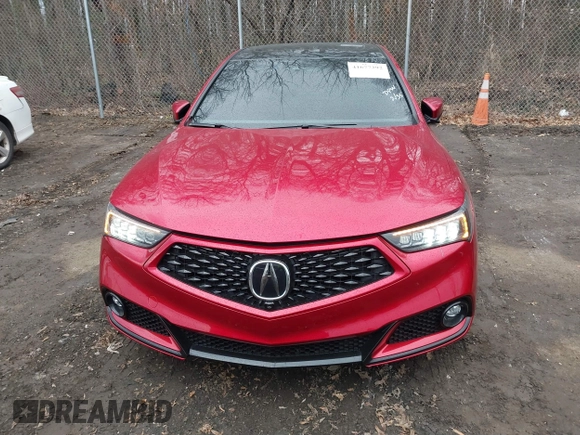 2020 Acura TLX Advance with VIN 19UUB3F80LY000159, listed as a IAAI auction lot 41677292 with 17,113 mi miles and . Bid and sale history available at DreamBid. Image 12.