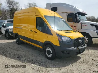 2023 Ford Transit Cargo with VIN 1FTBR1X8XPKA66862, listed as a Copart auction lot 56077795 with 41,556 mi miles and Salvage Title. Bid and sale history available at DreamBid. Image 4.