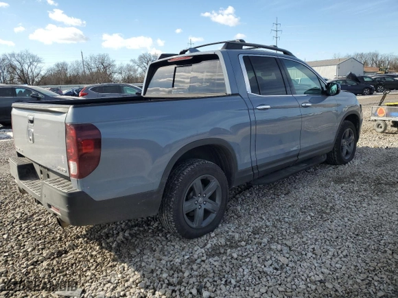 2022 Honda Ridgeline RTL-E with VIN 5FPYK3F71NB032376, listed as a Copart auction lot 42852655 with 41,170 mi miles and Salvage Title. Bid and sale history available at carsss.com. Image 3.