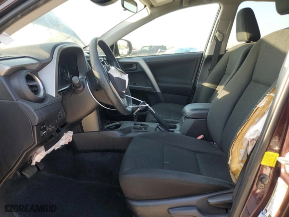 2018 Toyota RAV4 LE with VIN 2T3BFREV0JW713641, listed as a Copart auction lot 52812005 with 58,617 mi miles and Salvage Title. Bid and sale history available at carsss.com. Image 7.