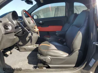 2015 FIAT 500e with VIN 3C3CFFGE2FT561560, listed as a Copart auction lot 77210834 with 44,235 mi miles and Salvage Title. Bid and sale history available at carsss.com. Image 7.