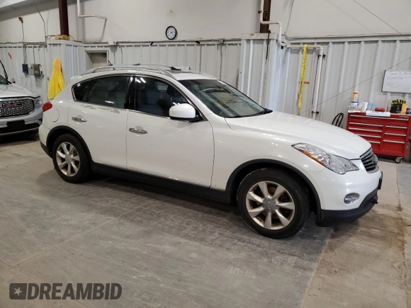 2010 Infiniti EX Journey с VIN JN1AJ0HRXAM754573, выставлен на аукционе Copart как лот 45659675 с пробегом 209 742 миль миль и На запчасти • Non repairable. История ставок и продаж доступна на DreamBid. Изображение 4.