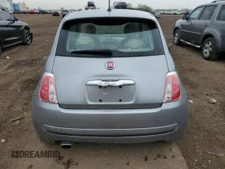 2015 FIAT 500 Pop with VIN 3C3CFFAR9FT541883, listed as a Copart auction lot 55411125 with 86,583 mi miles and Salvage title. Bid and sale history available at DreamBid. Image 6.